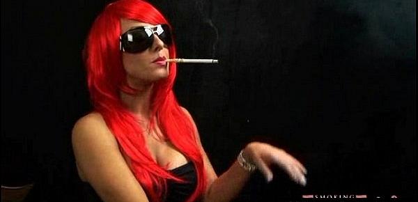  Alluring Smoking Fetish Gal Hilarious Sex